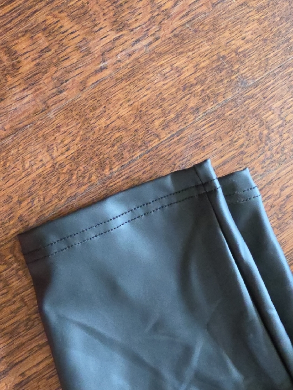 Freddy WRUP Black Faux Leather High Waisted Leggings 7/8 Length Size XL - Picture 3 of 11